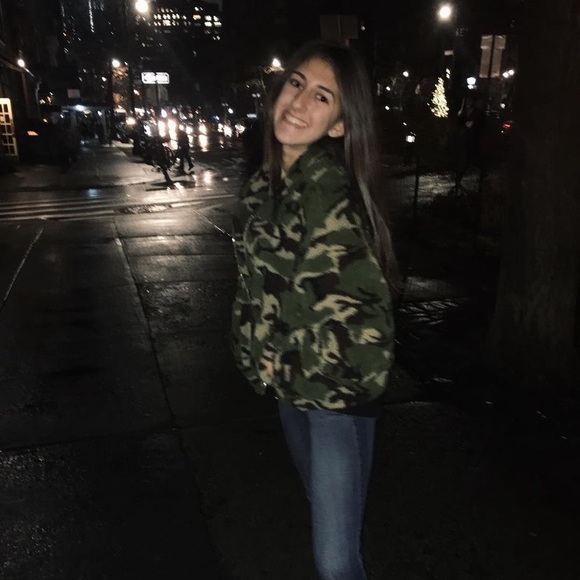 Design Lab Fuzzy Camo Jacket - Picture 3 of 3